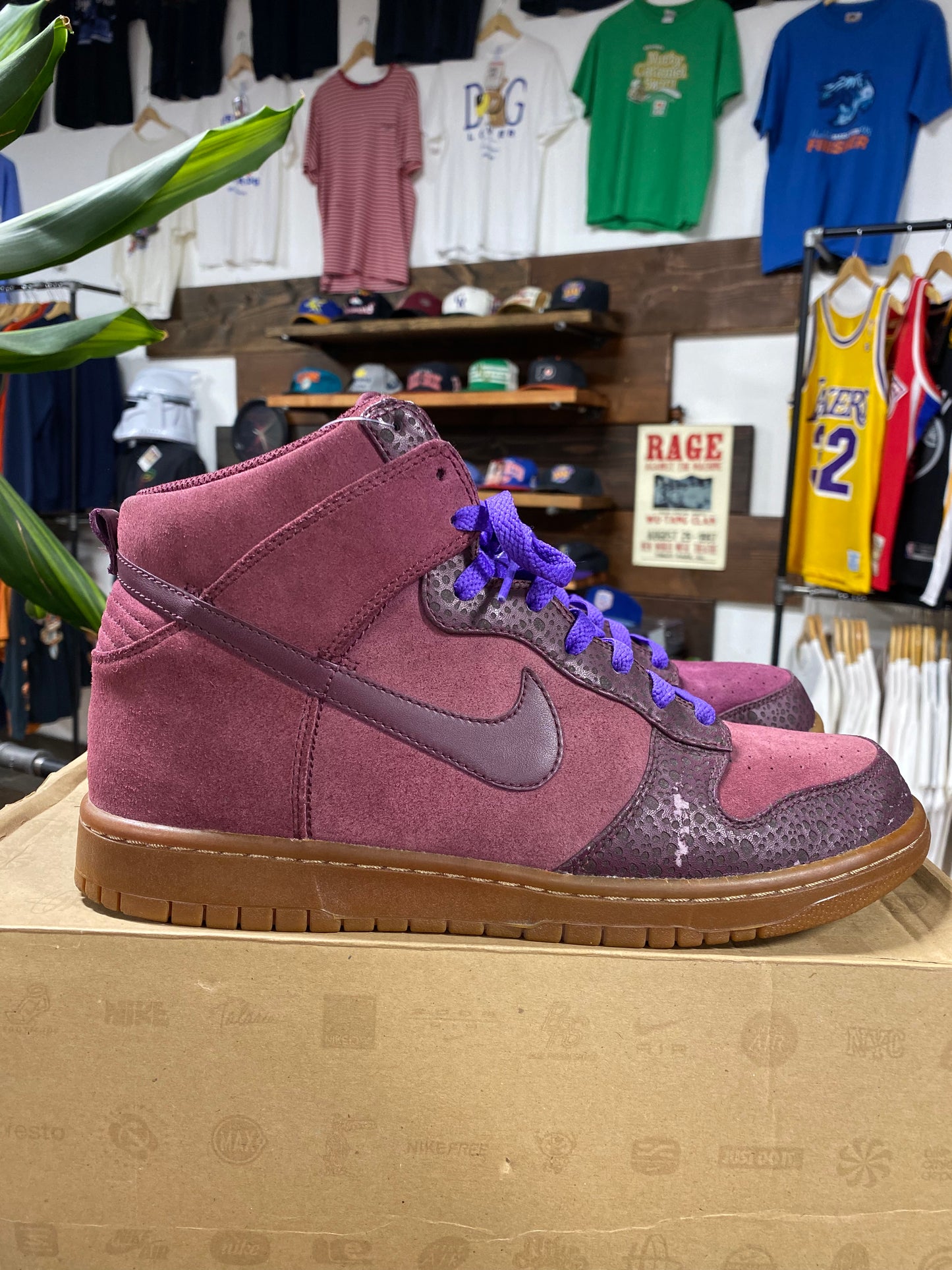 Nike Dunk High 'Red Oxide Purple' Size 10