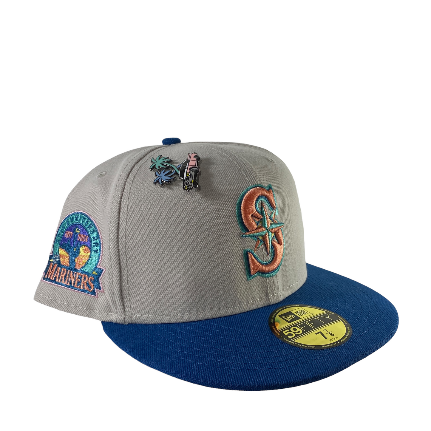 New Era Seattle MAriners 30th Anniversary Fitted Size 7 7/8