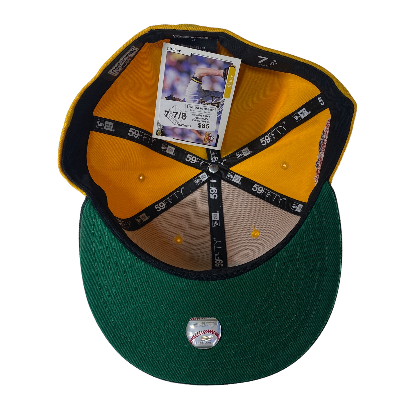 New Era Oakland A's Fitted Size 7 7/8