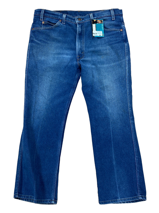 Vintage Levi 517 Made in USA Medium Wash Denim Jeans Size 36x30